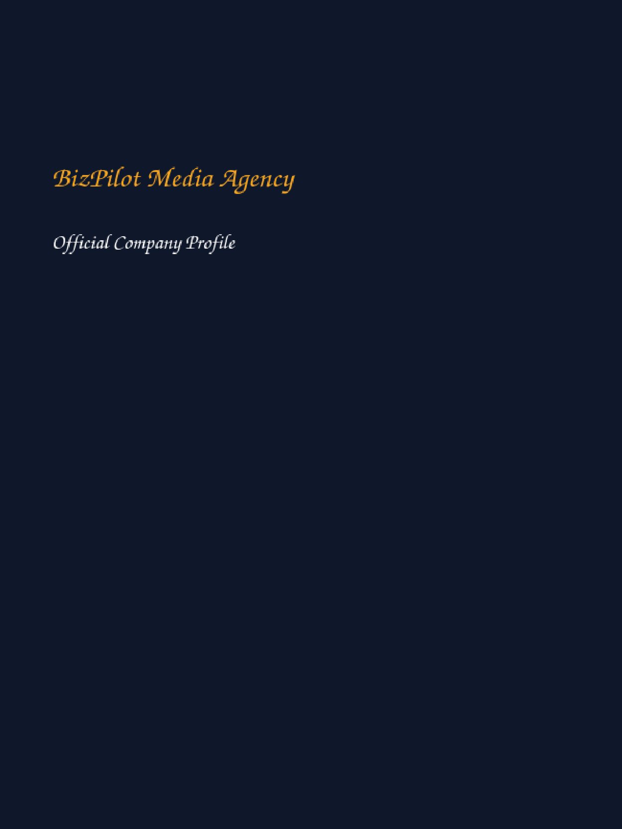 BizPilot Elite Company Profile